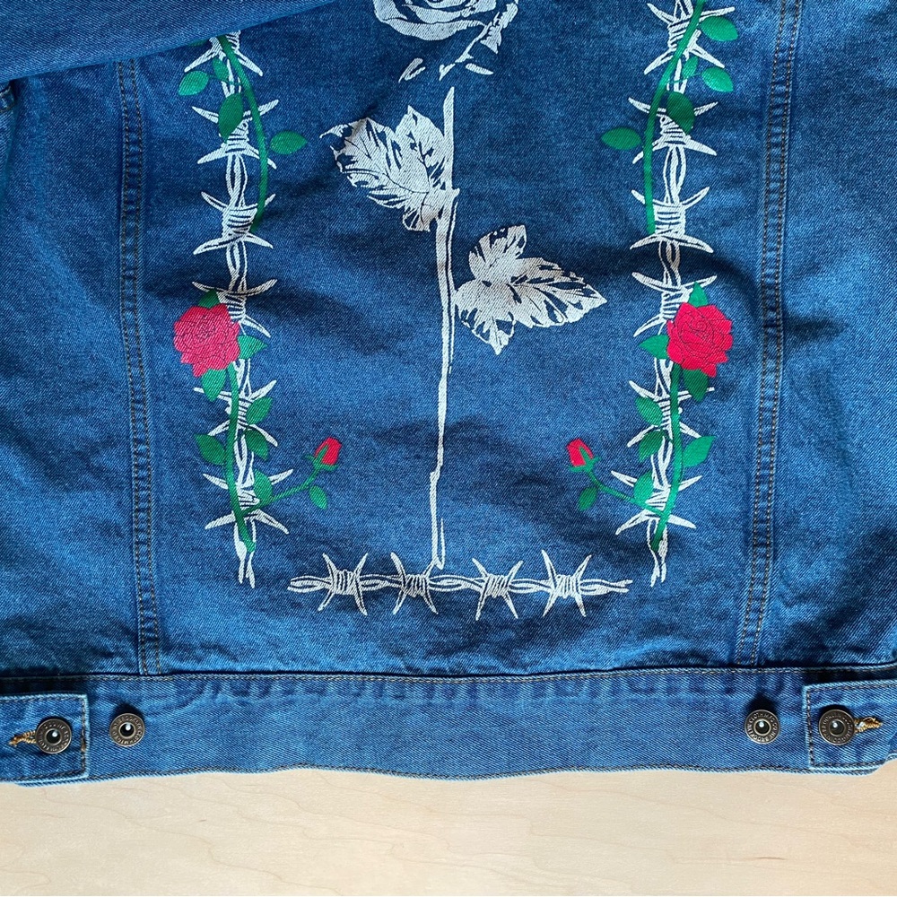 Brooklyn cloth co blessed floral denim jacket - Picture 11 of 12